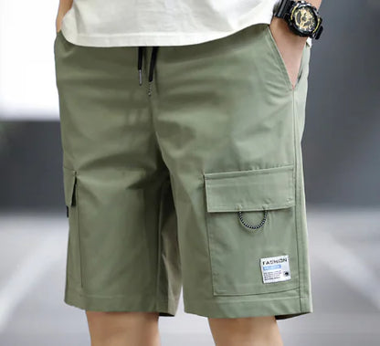 Men's Loose Fit Five-Point Casual Shorts for Youth