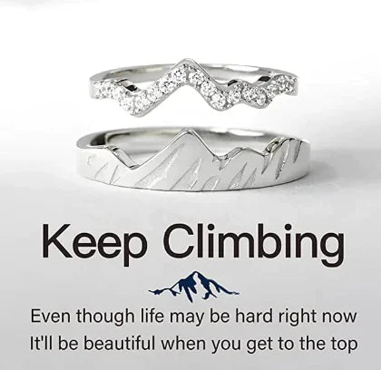 Copper Inlaid Zircon Folding Ring for Women’s Fashion