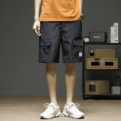 Men's Loose Fit Five-Point Casual Shorts for Youth